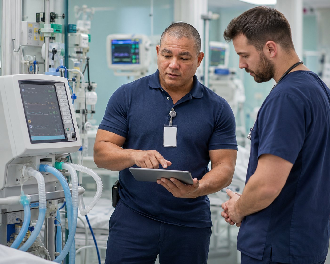 BiomedRx technician performing biomedical equipment services springfield to protect patient safety
